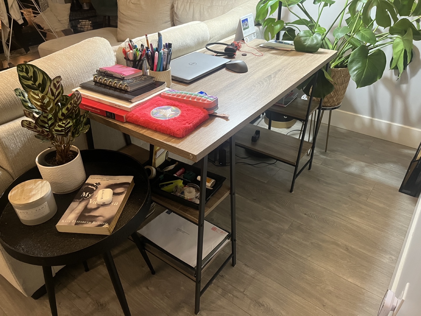 Small Computer Desk with Storage / study desk / study table - photo 2