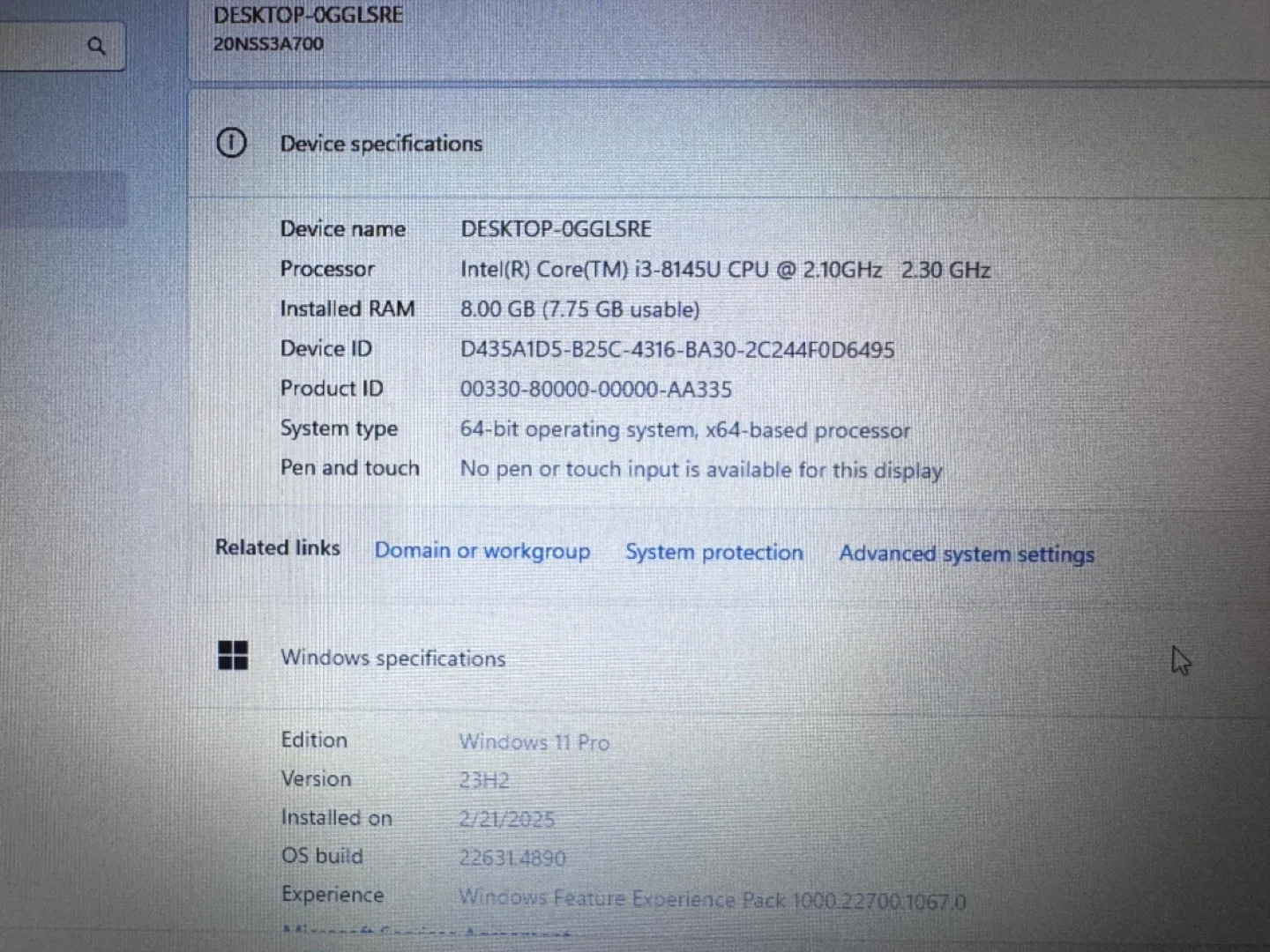 Lenovo ThinkPad L390 Laptop - 8GB RAM, 256GB SSD, Windows 11 Pro image indicator(4)