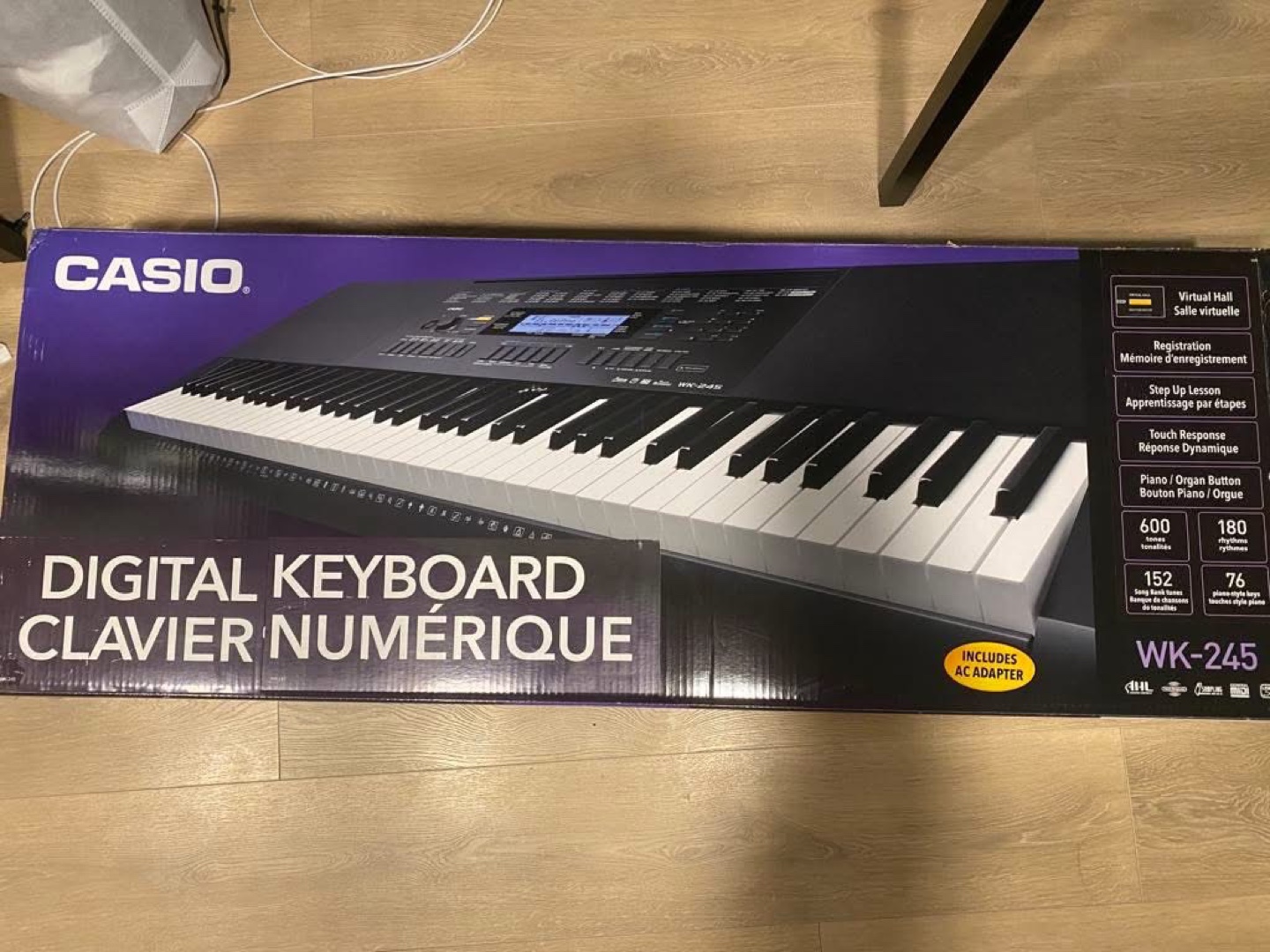 Casio WK-245 61-Key Digital Keyboard with Stand - photo 2