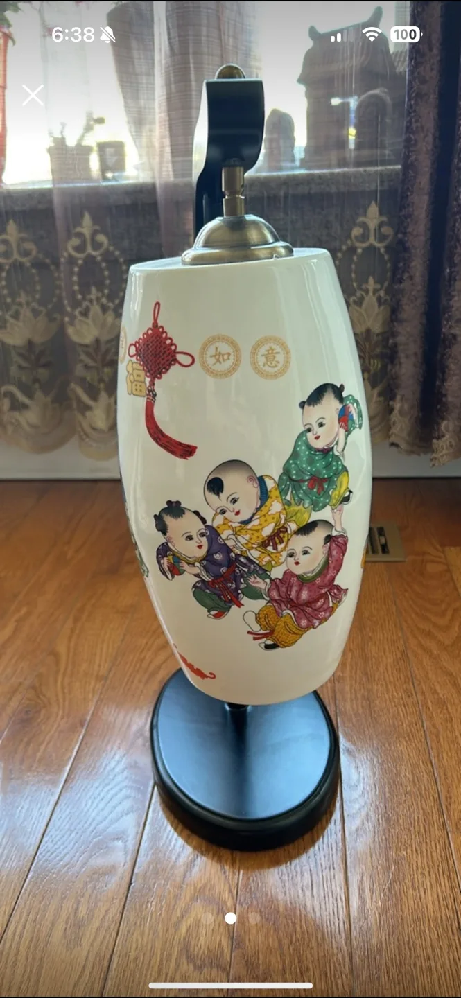 Unique Asian-inspired Table Lamp image indicator(2)