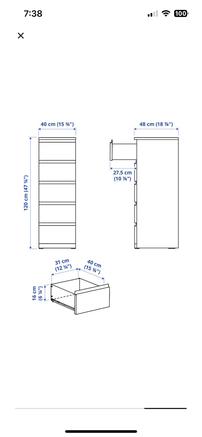 Brand new IKEA Storklinta tall cabinet drawer - photo 3