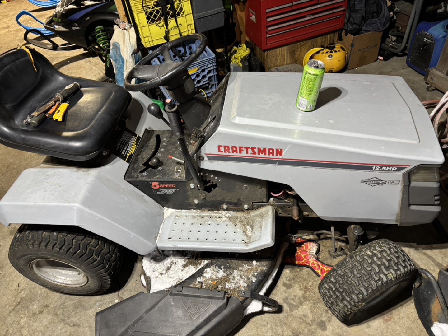 Craftsman 12.5 HP 5-Speed Riding Lawn Tractor
