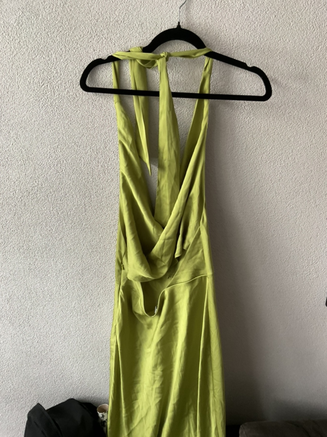 Green Halter Neck Midi Slip Dress size 8 - photo 2