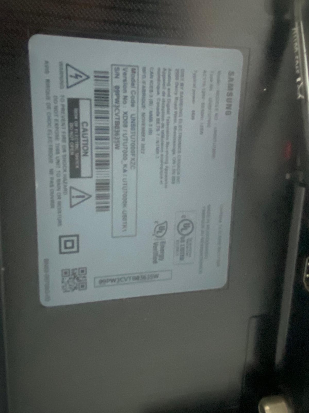 Samsung Smart TV TU7000 4k Ultra HD 50” - photo 3
