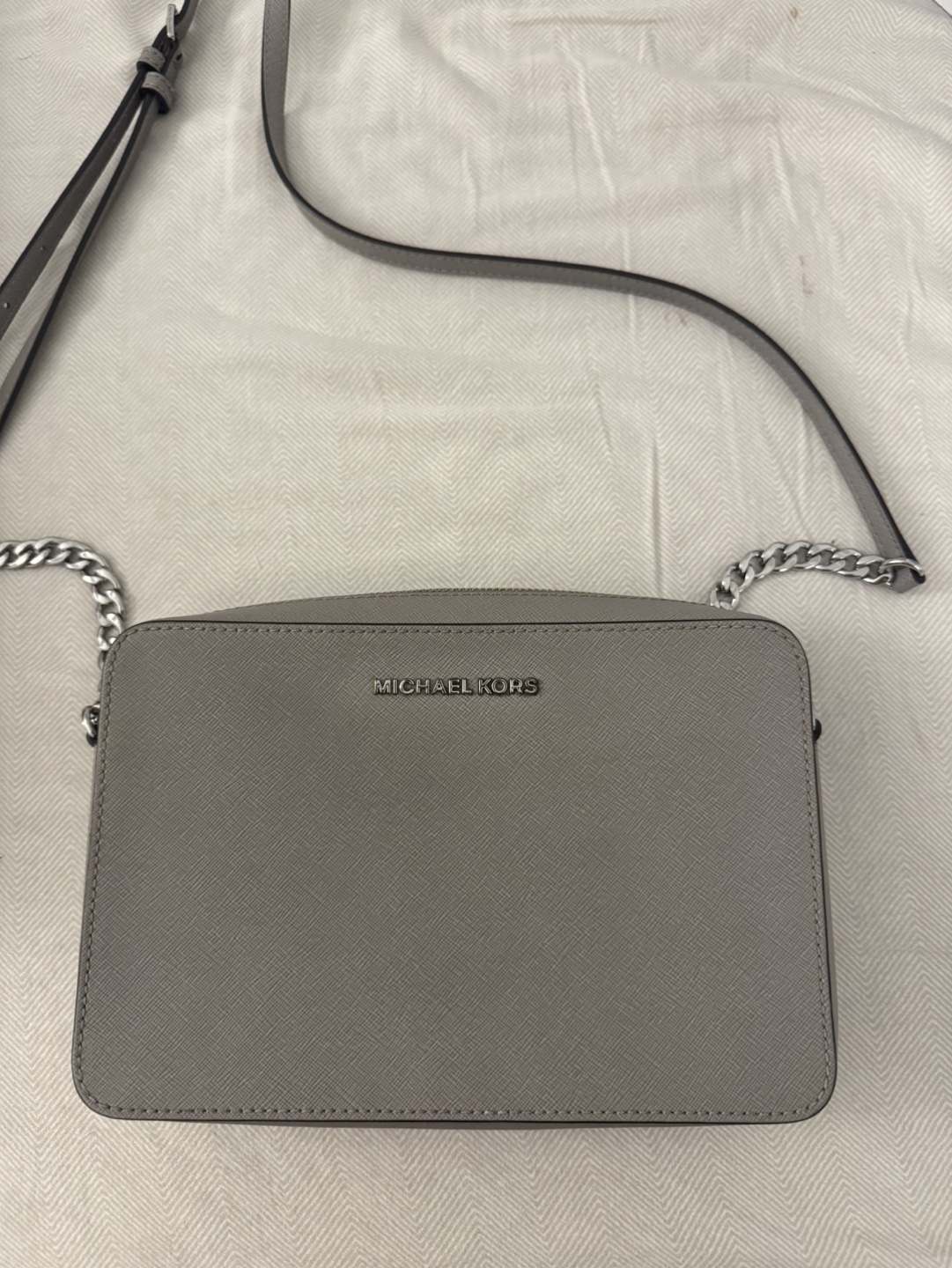 Michael Kors Grey Crossbody Bag