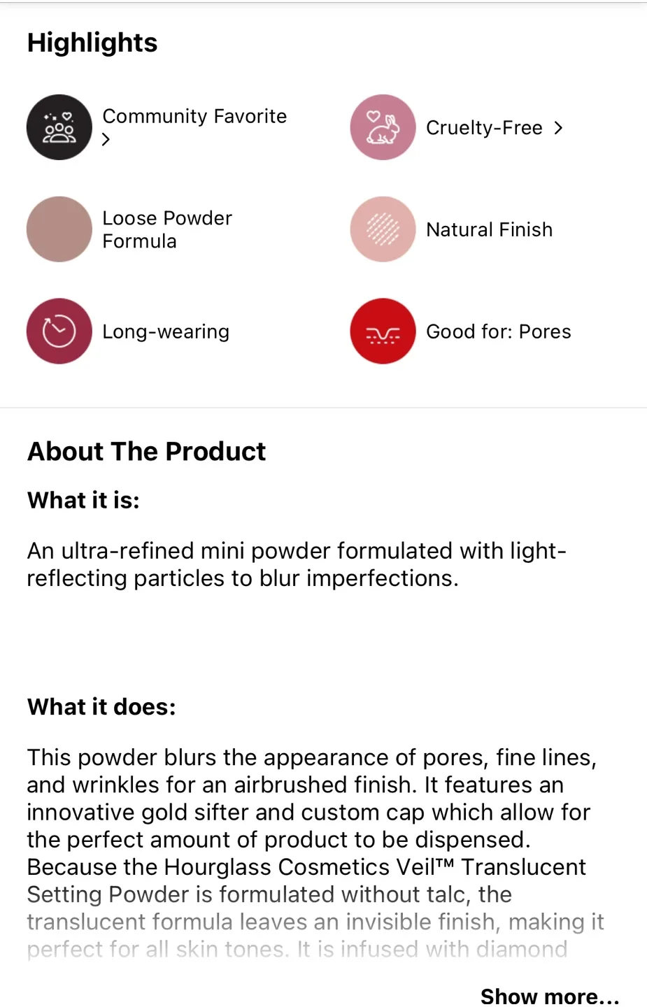 Hourglass Mini Veil™ Translucent Setting Powder image indicator(3)