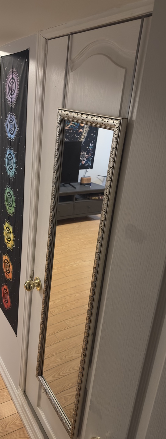 Over-the-door mirror with ornate frame - photo 4