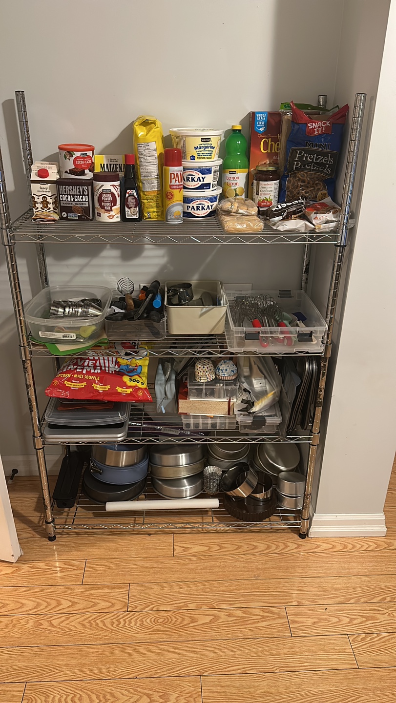 Chrome Wire Shelving Unit - 4 Tier Height Adjustable - photo 3