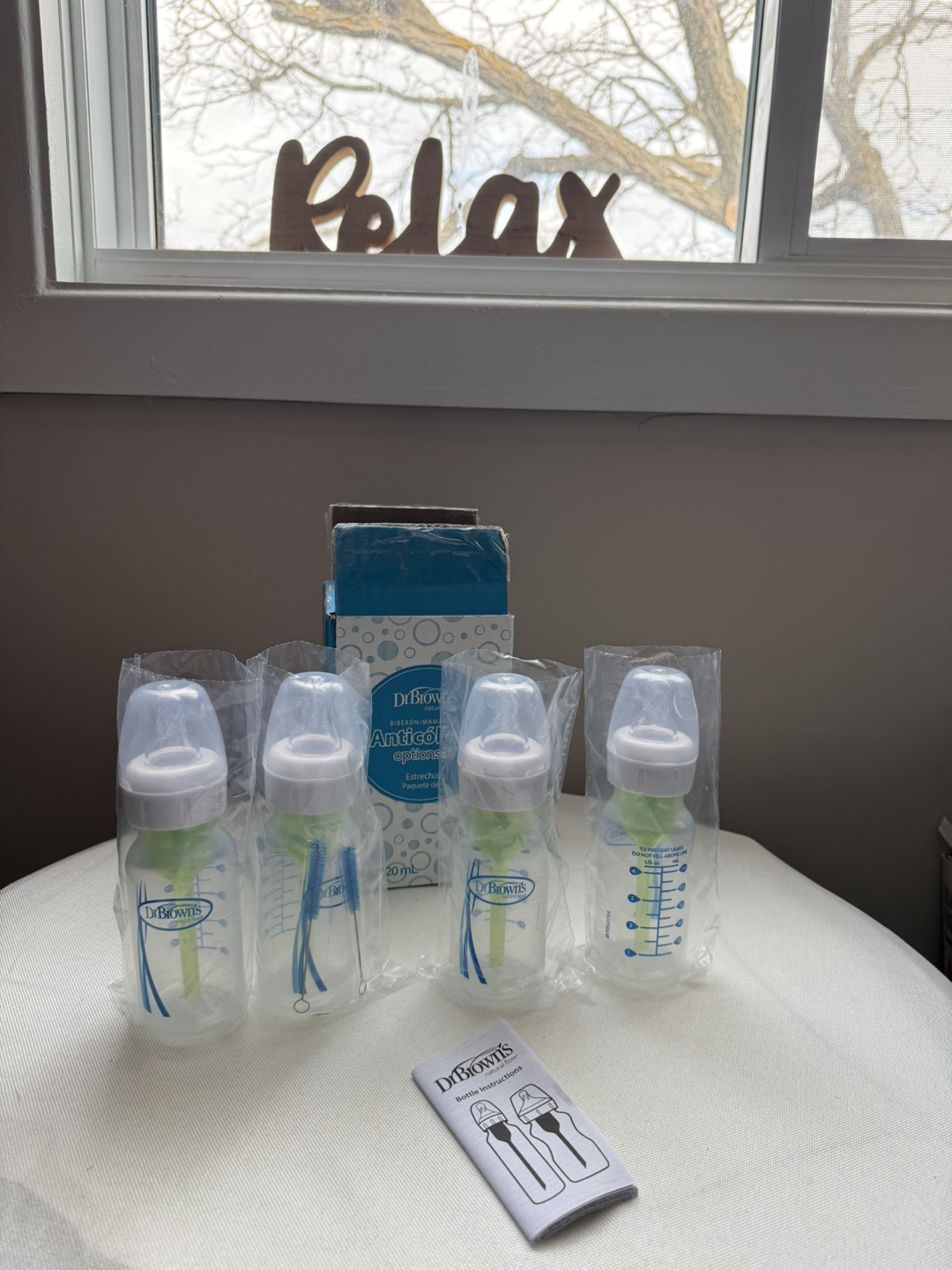 Dr Brown's Natural Flow Baby Bottles (4 pack) - New in Box