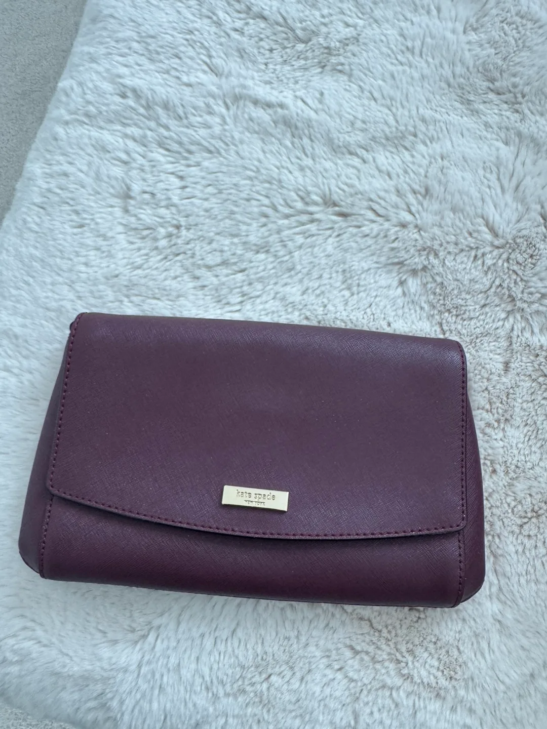 Kate Spade New York Burgundy Clutch image indicator(2)