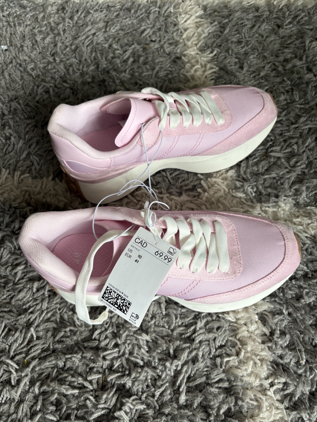 H&M  Pink Sneakers - Women's Size 41