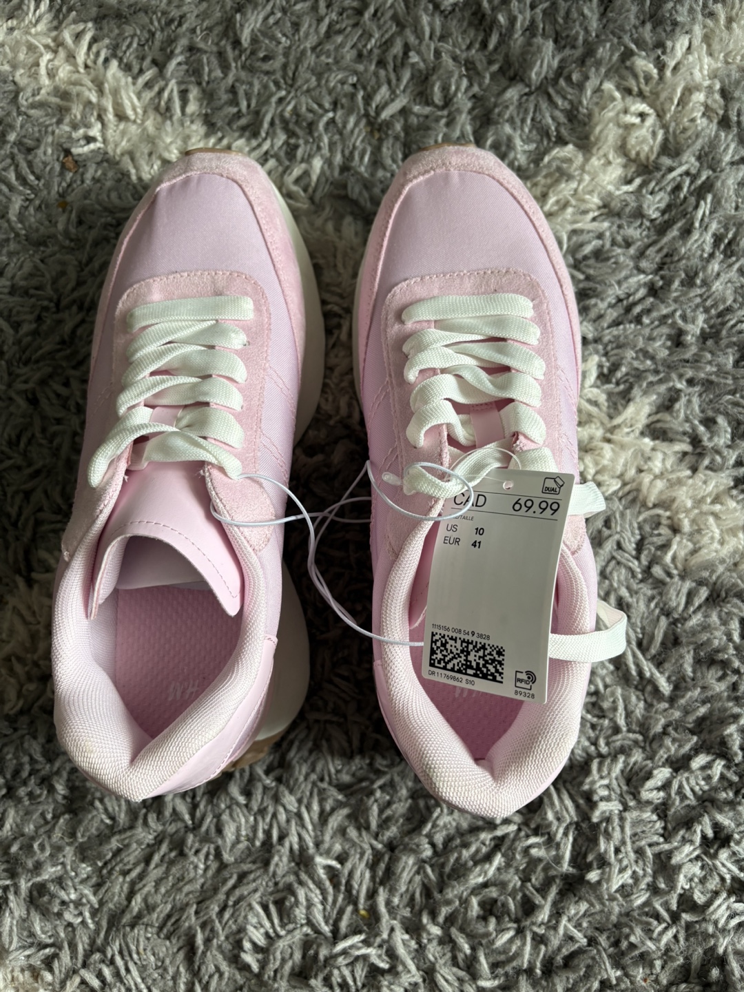 H&M  Pink Sneakers - Women's Size 41 - photo 2