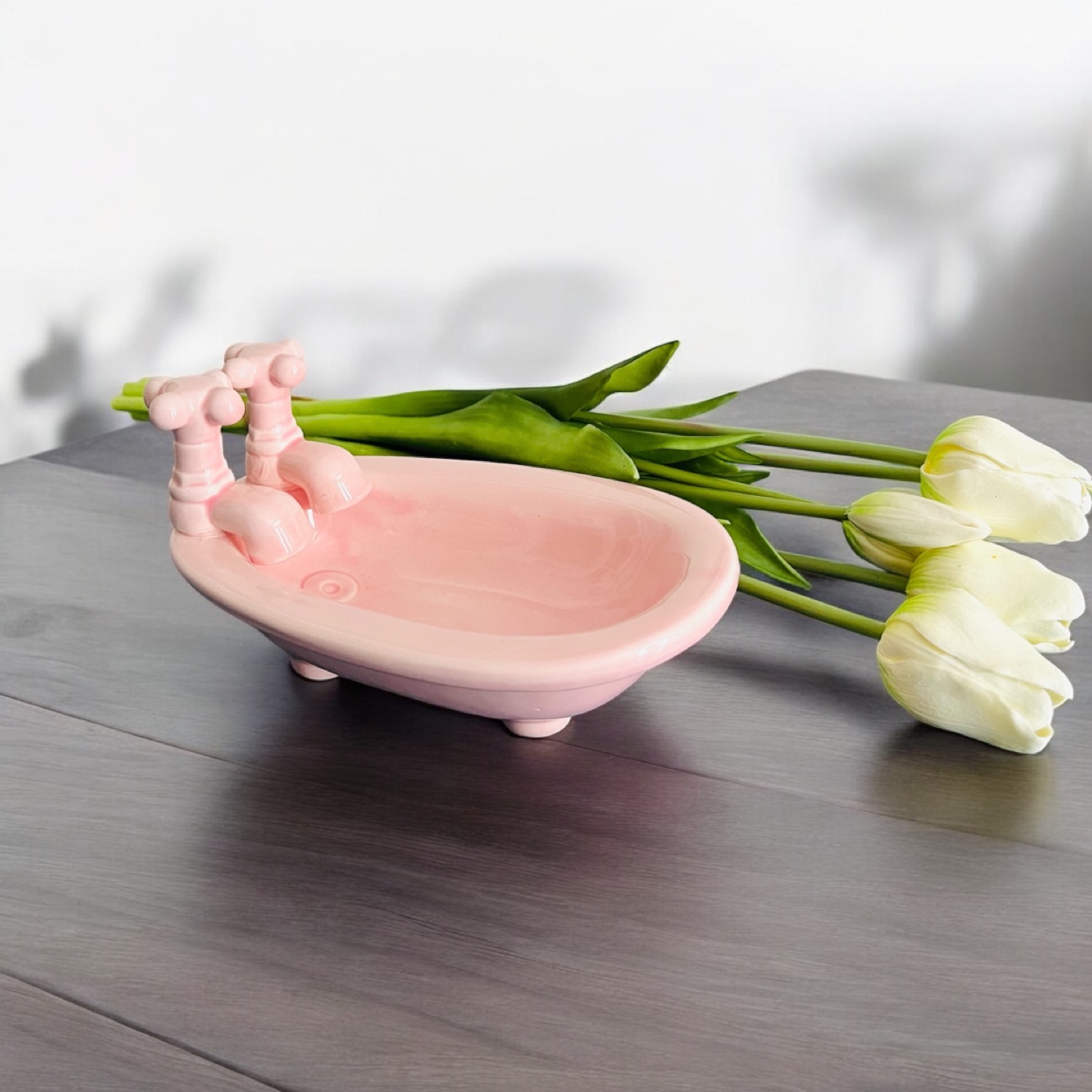 Adorable Pink Bathtub Soap Dish - photo 2
