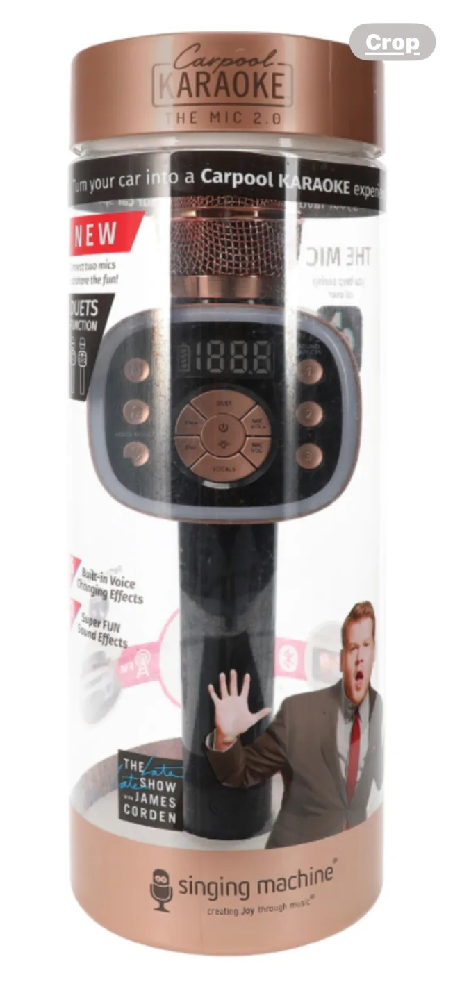 Singing Machine Carpool Karaoke Wireless Microphone image indicator(2)