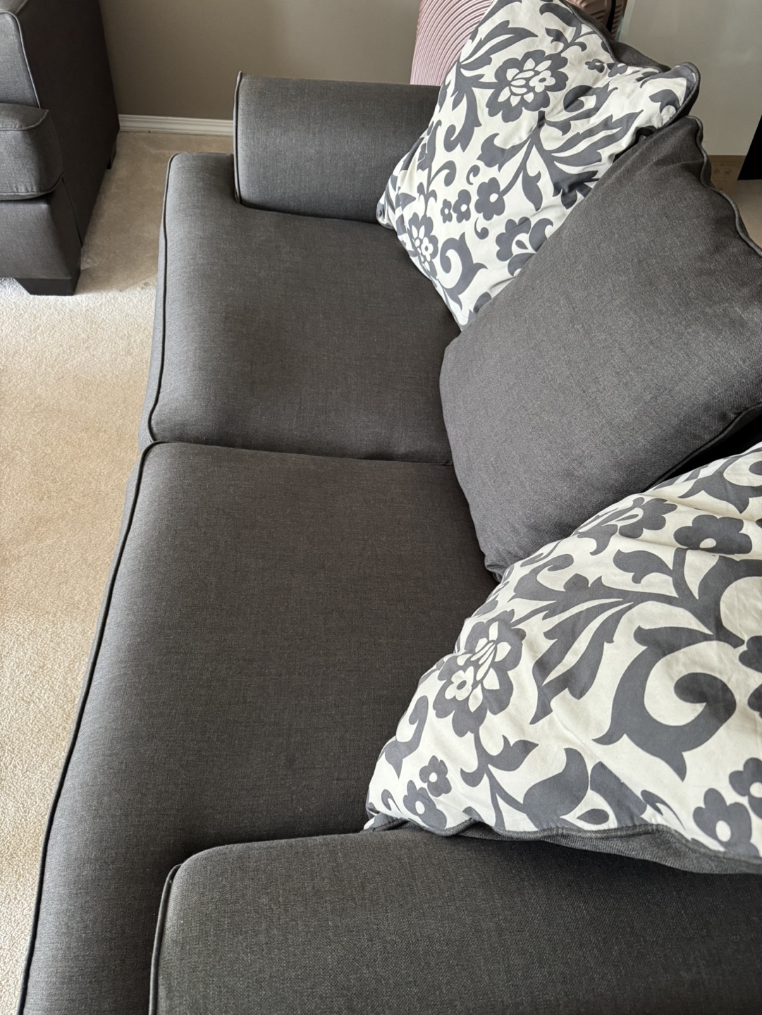 Dark Grey Sofa Set - photo 4