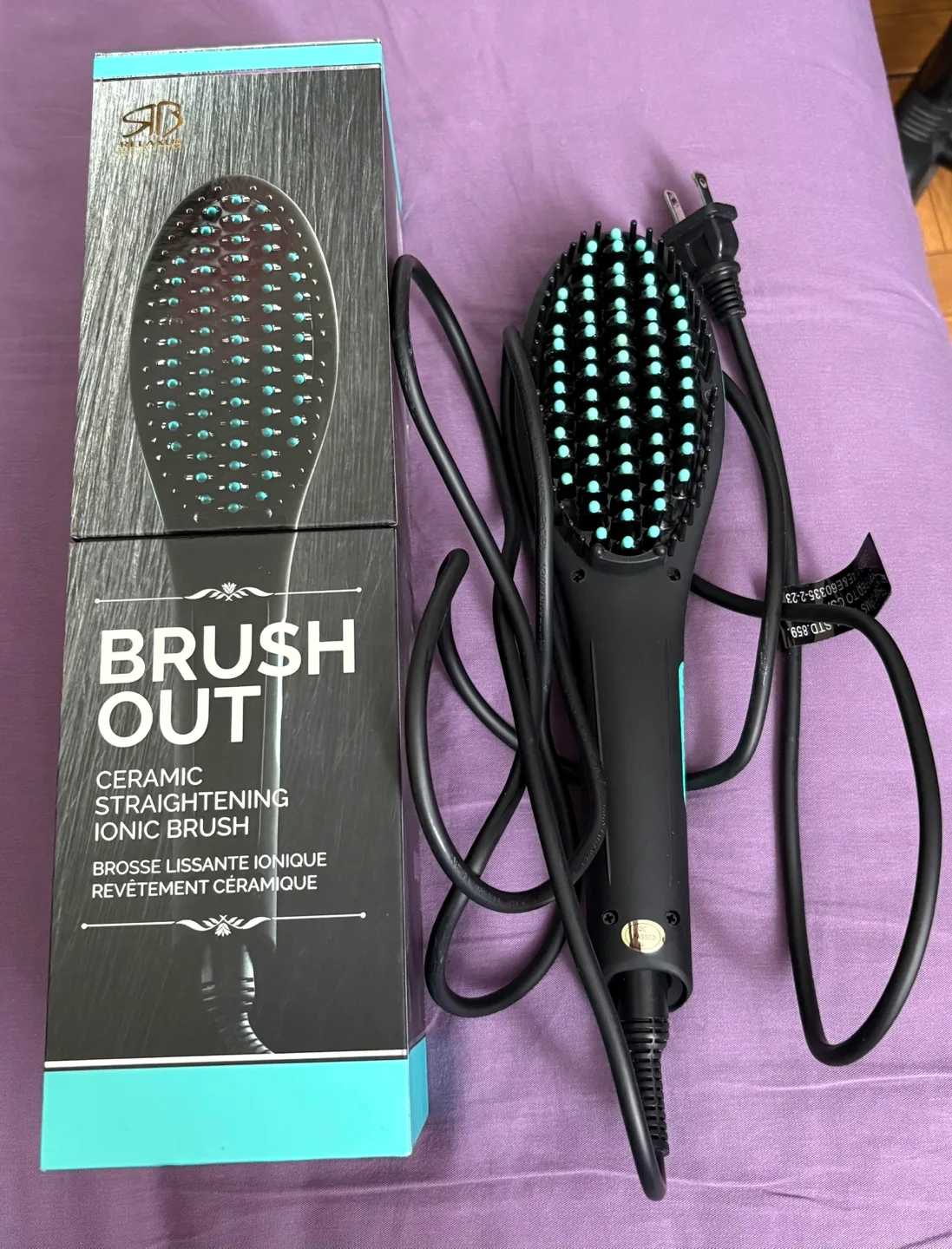 Relaxus  Beauty Brush Out Ceramic Straightening Ionic Brush image indicator(2)