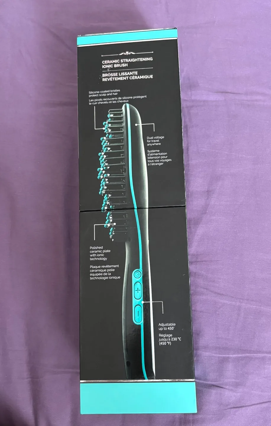 Relaxus  Beauty Brush Out Ceramic Straightening Ionic Brush image indicator(3)