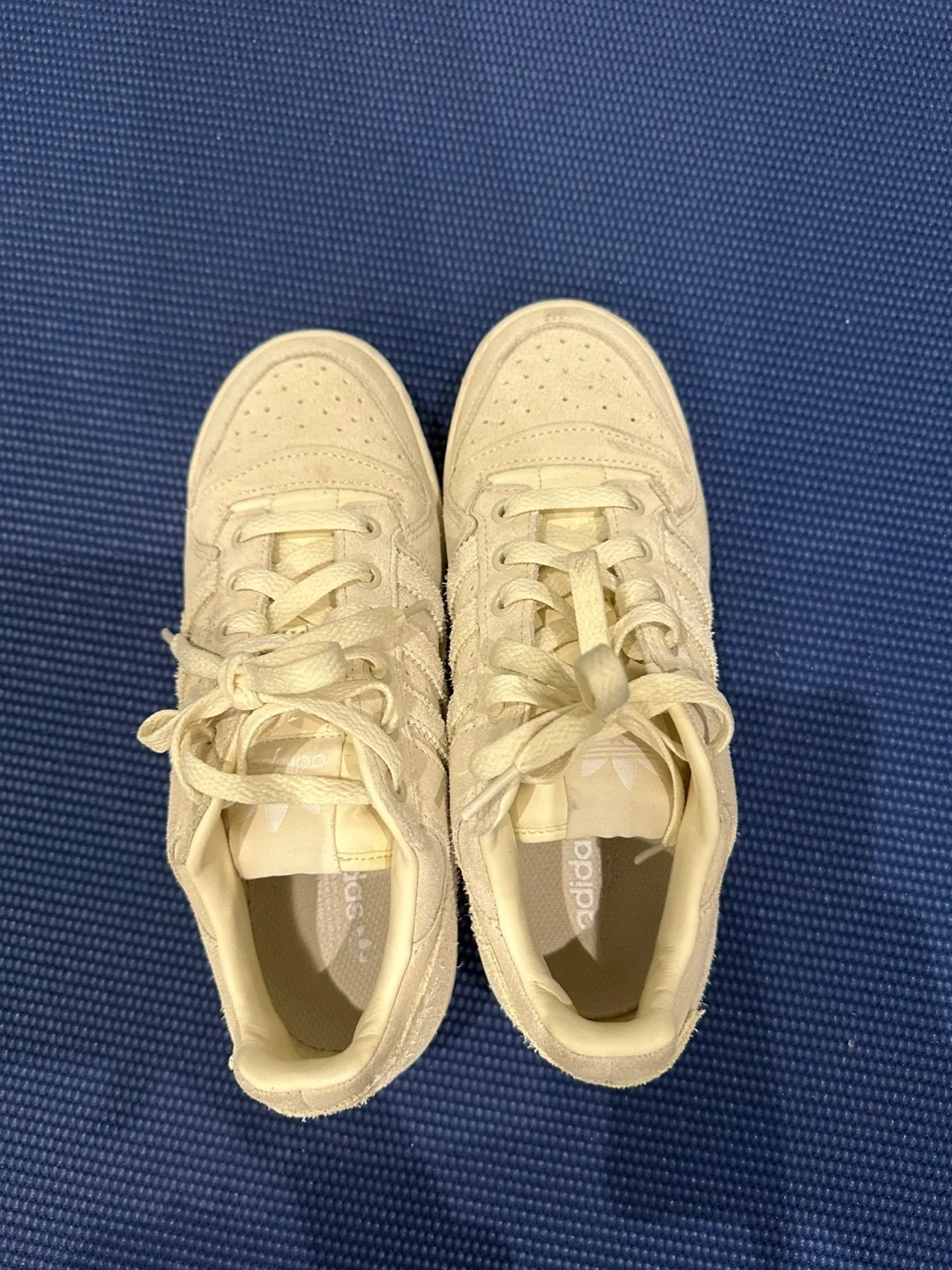 Adidas Women's Beige Suede Sneakers - Size 7 thumbnail