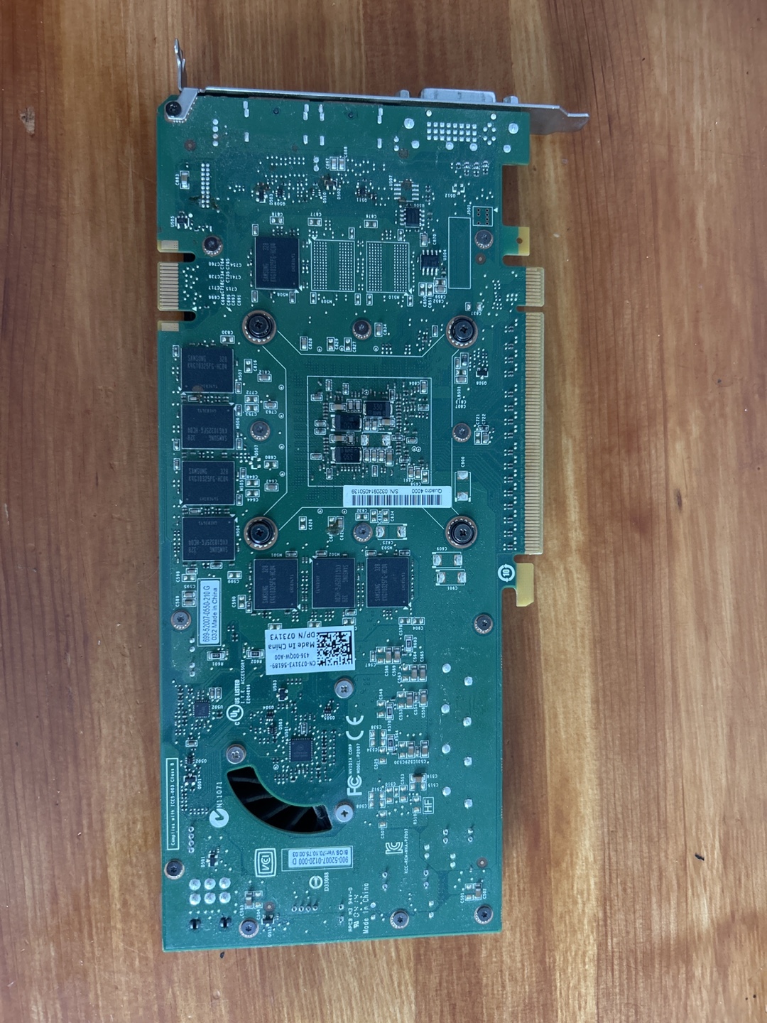 NVIDIA Quadro 4000 Graphics Card #freecycle - photo 3