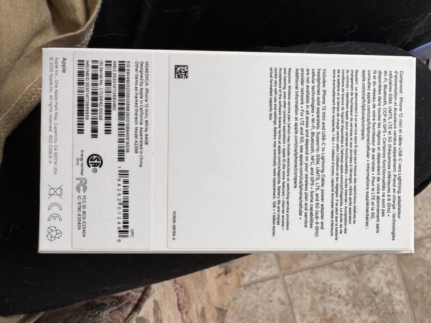 iPhone 12 mini White 64GB image indicator(10)