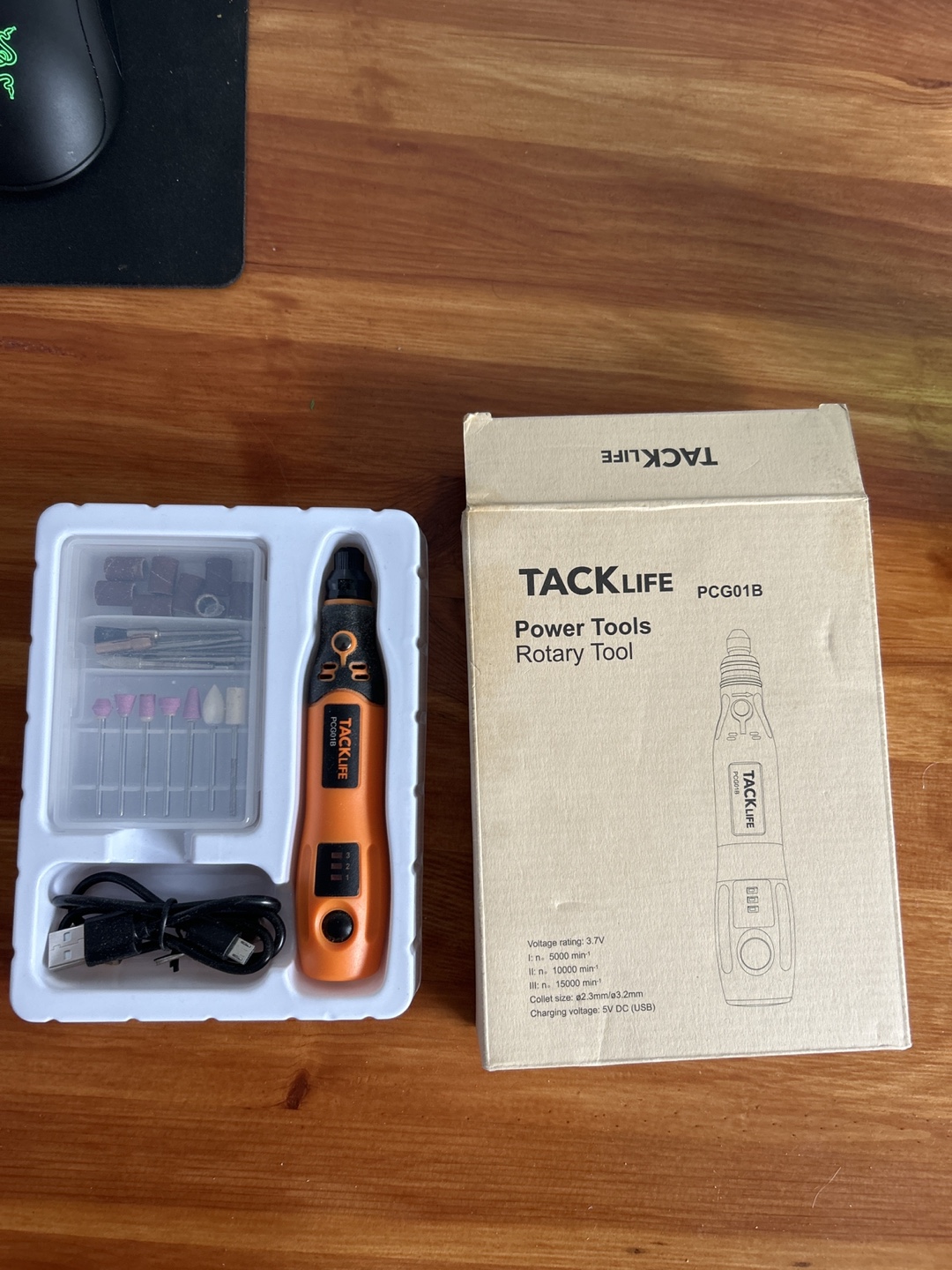 TACKLIFE PCG01B Rotary Tool Kit #freecycle