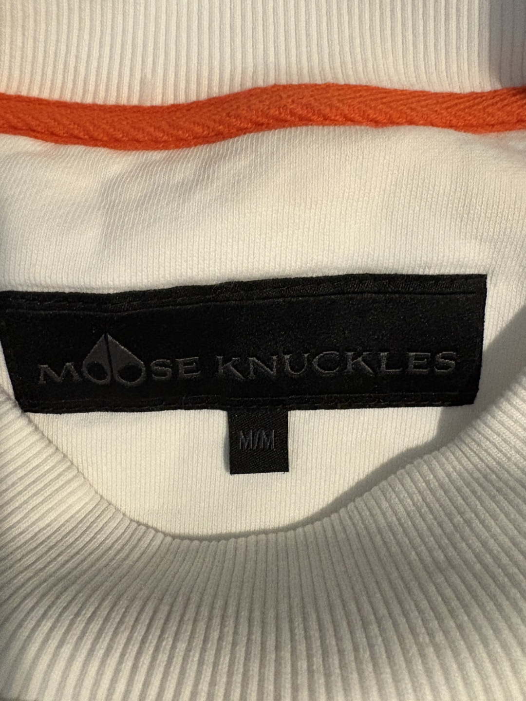 Moose Knuckles White Crewneck Sweatshirt - Size M/M - photo 2