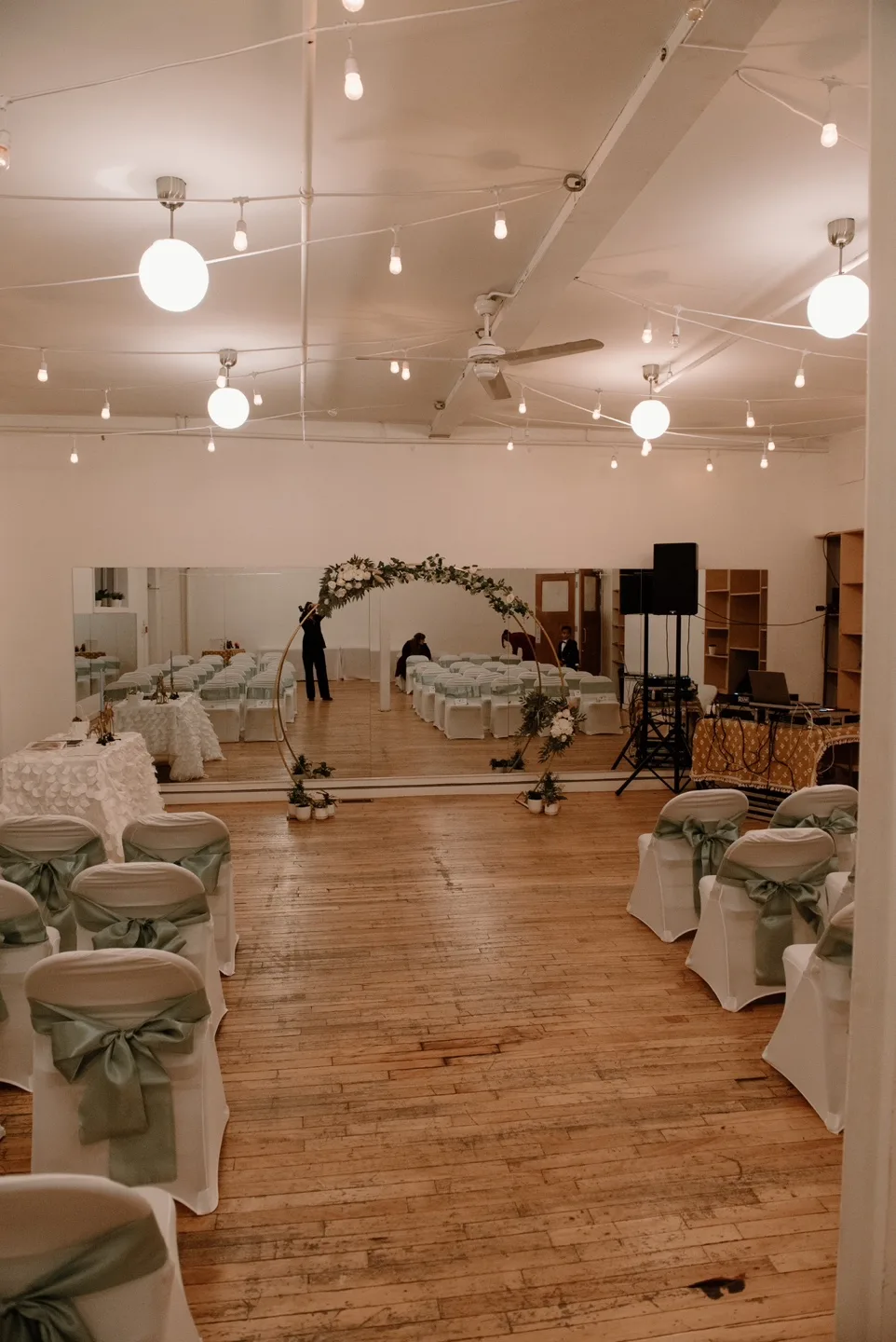 Bulk Pack of 90+ Sage Green Satin Chair Sashes (Wedding Decor) image indicator(7)