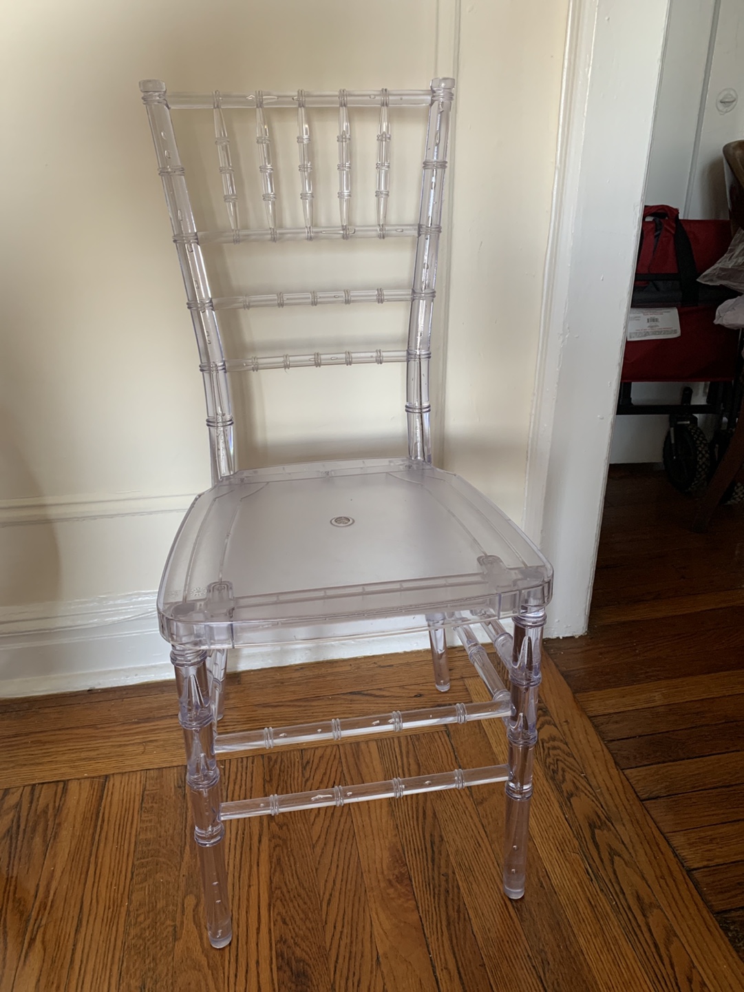 Clear Plastic Chair #freecycle