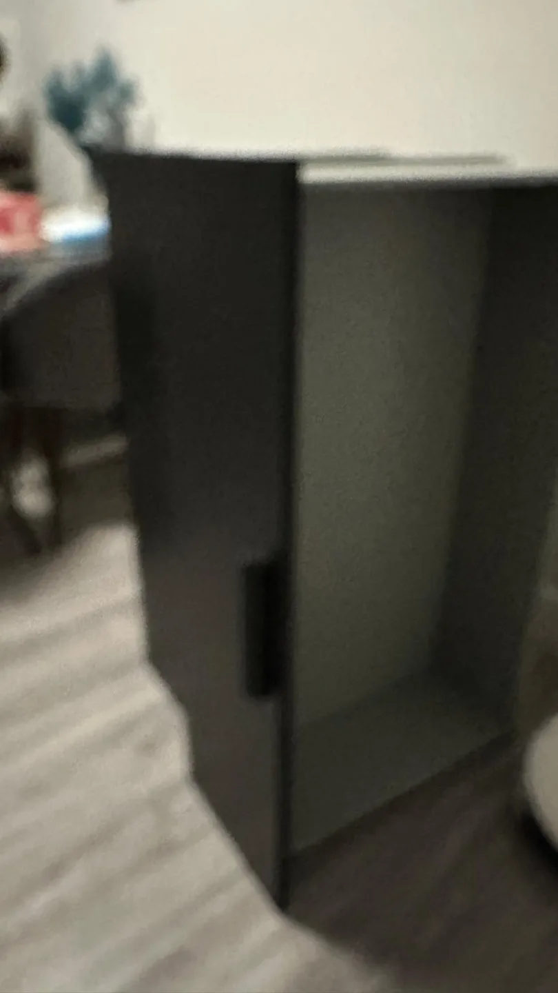IKEA Black-Brown MALM queen bed drawers#freecycle image indicator(2)
