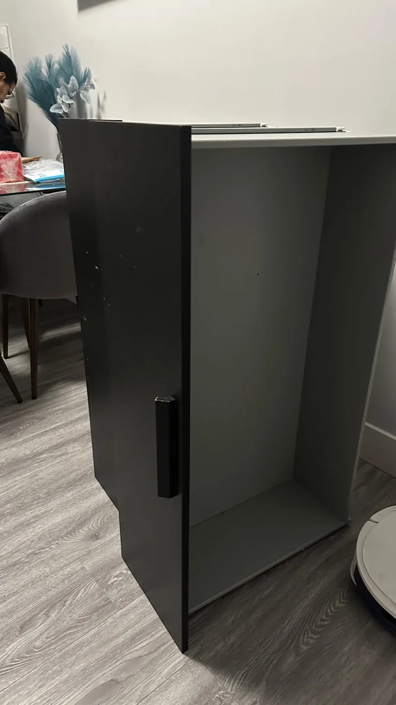 IKEA Black-Brown MALM queen bed drawers#freecycle image indicator(5)