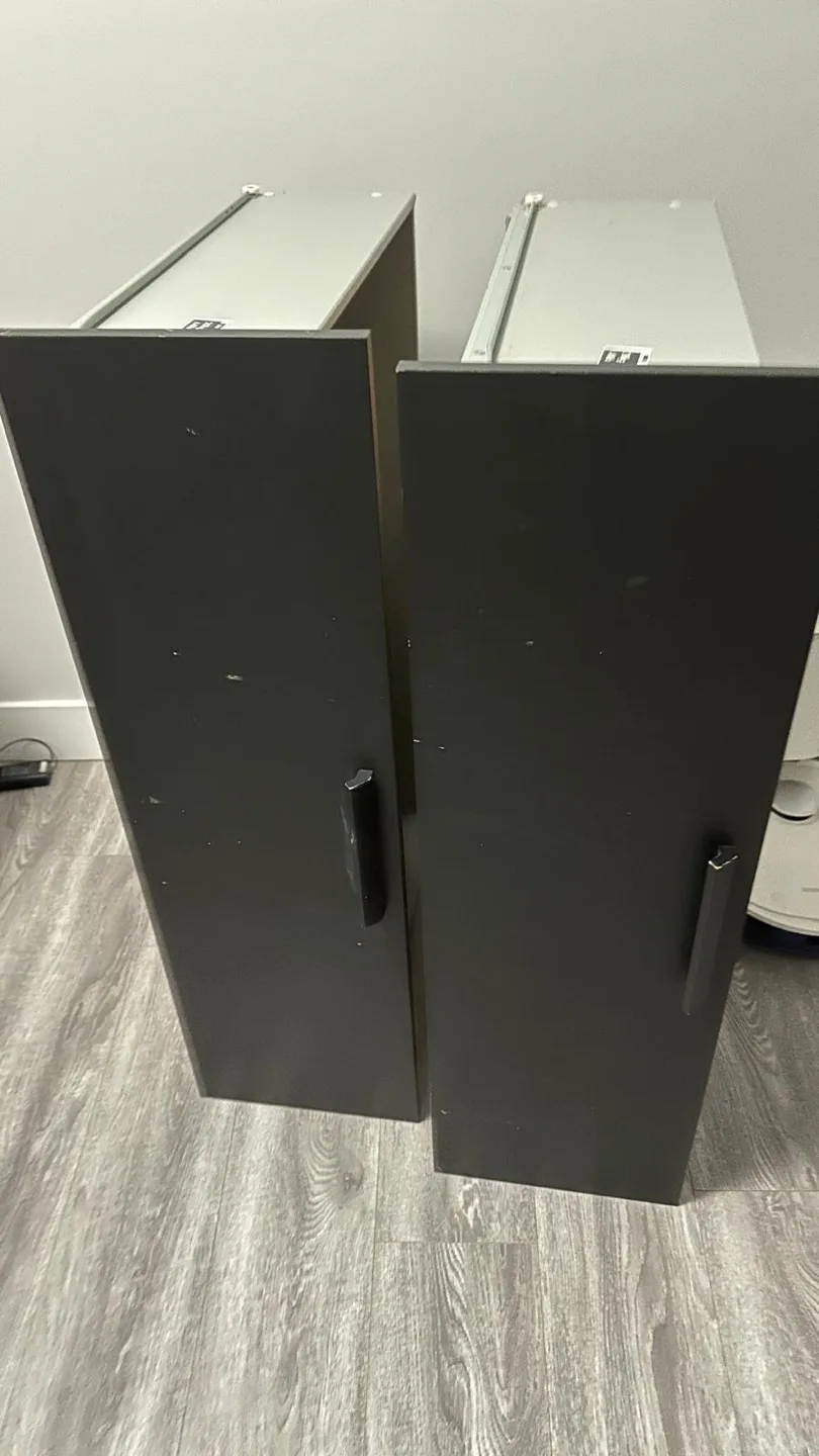 IKEA Black-Brown MALM queen bed drawers#freecycle image indicator(6)