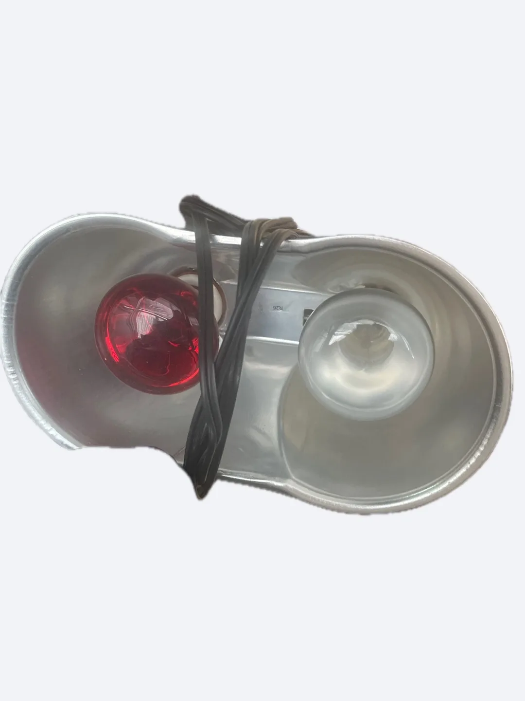 Dual-bulb heat lamp with red and clear bulbs image indicator(2)