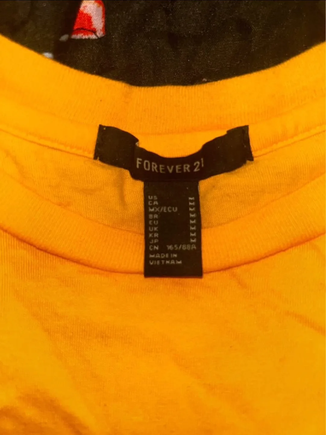 Forever 21 Yellow Crop Top image indicator(2)