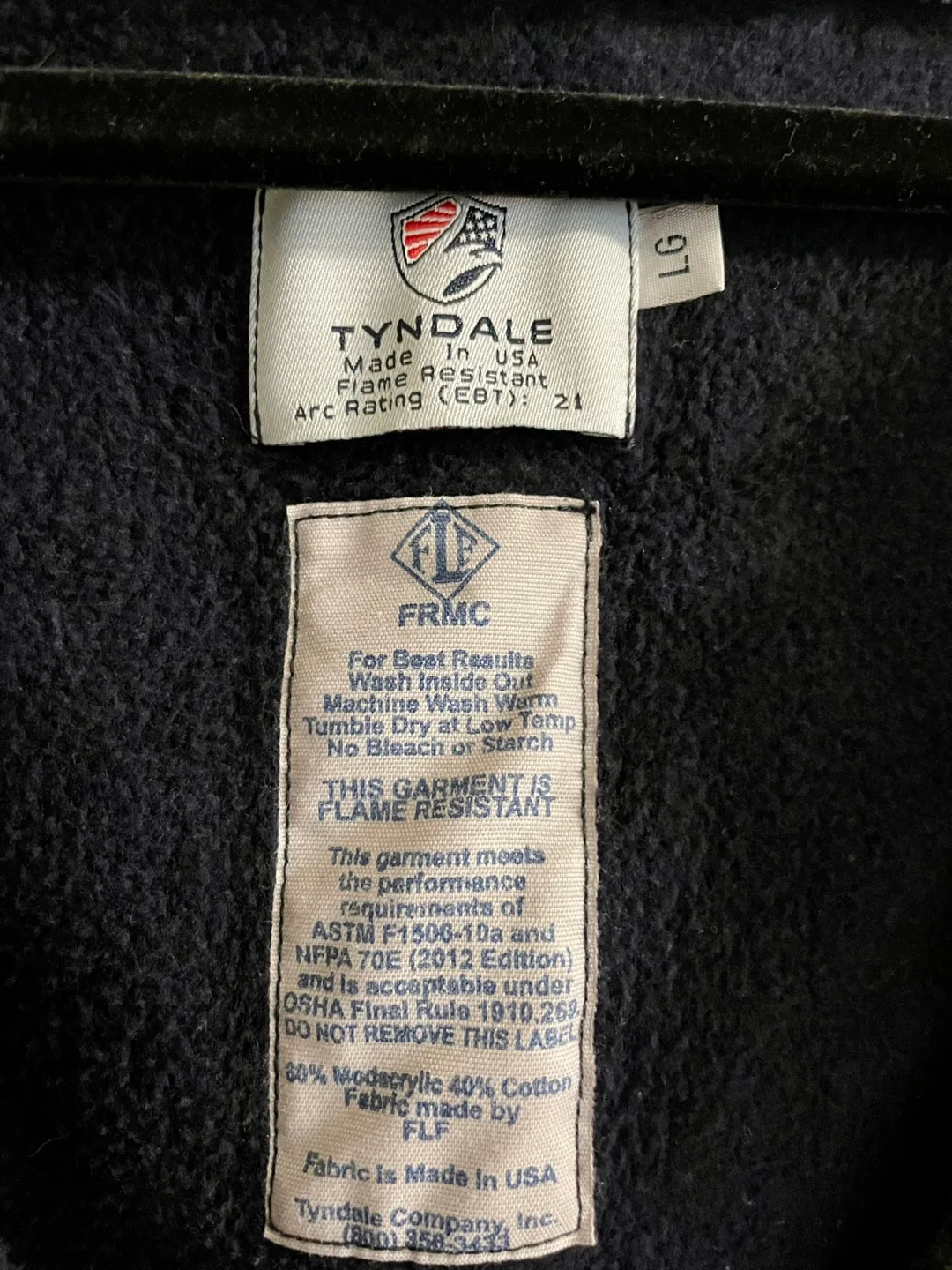 Tyndale Flame Resistant Hoodie - Large image indicator(3)