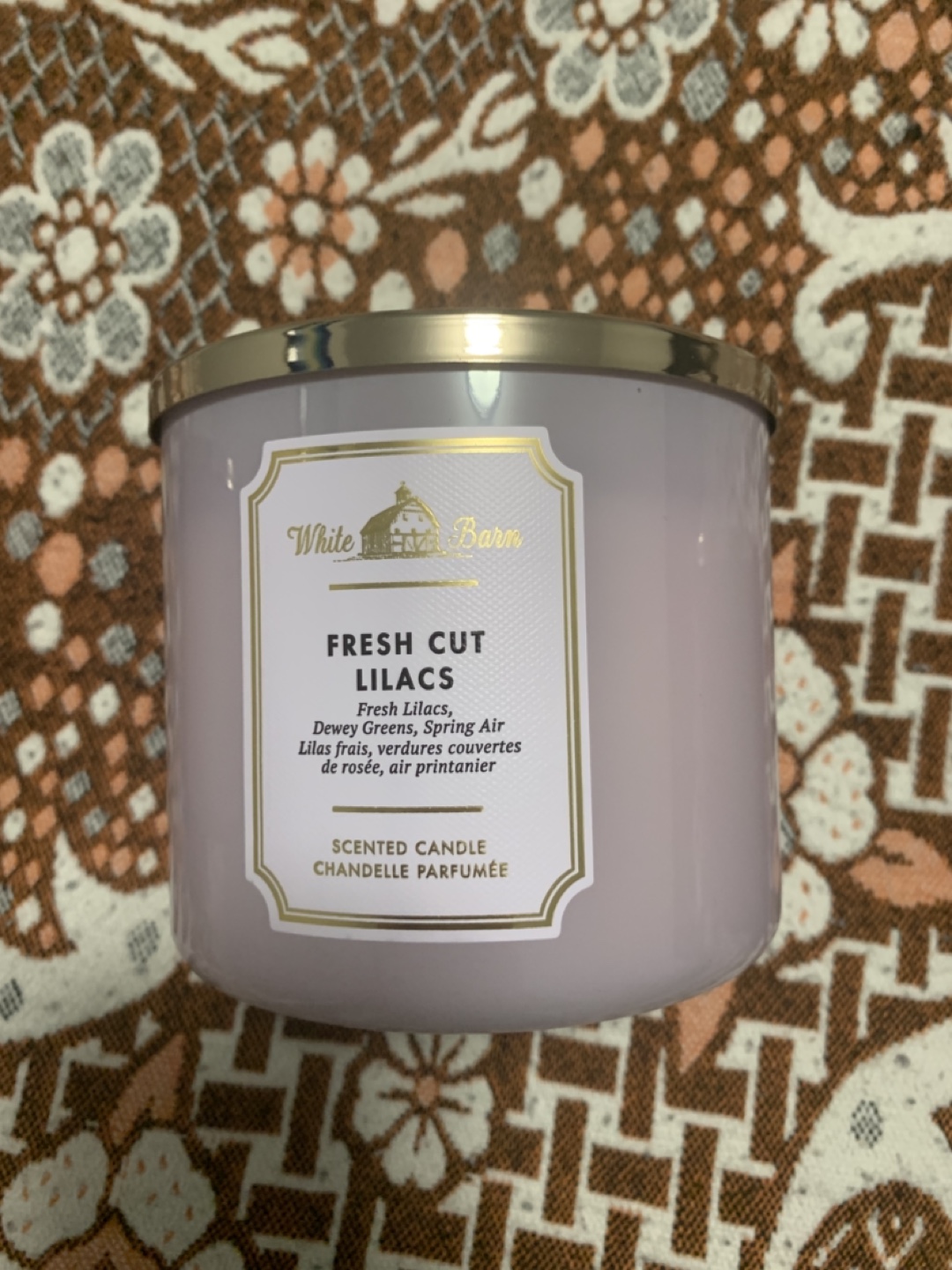 #freecycle White Barn Fresh Cut Lilacs Scented Candle