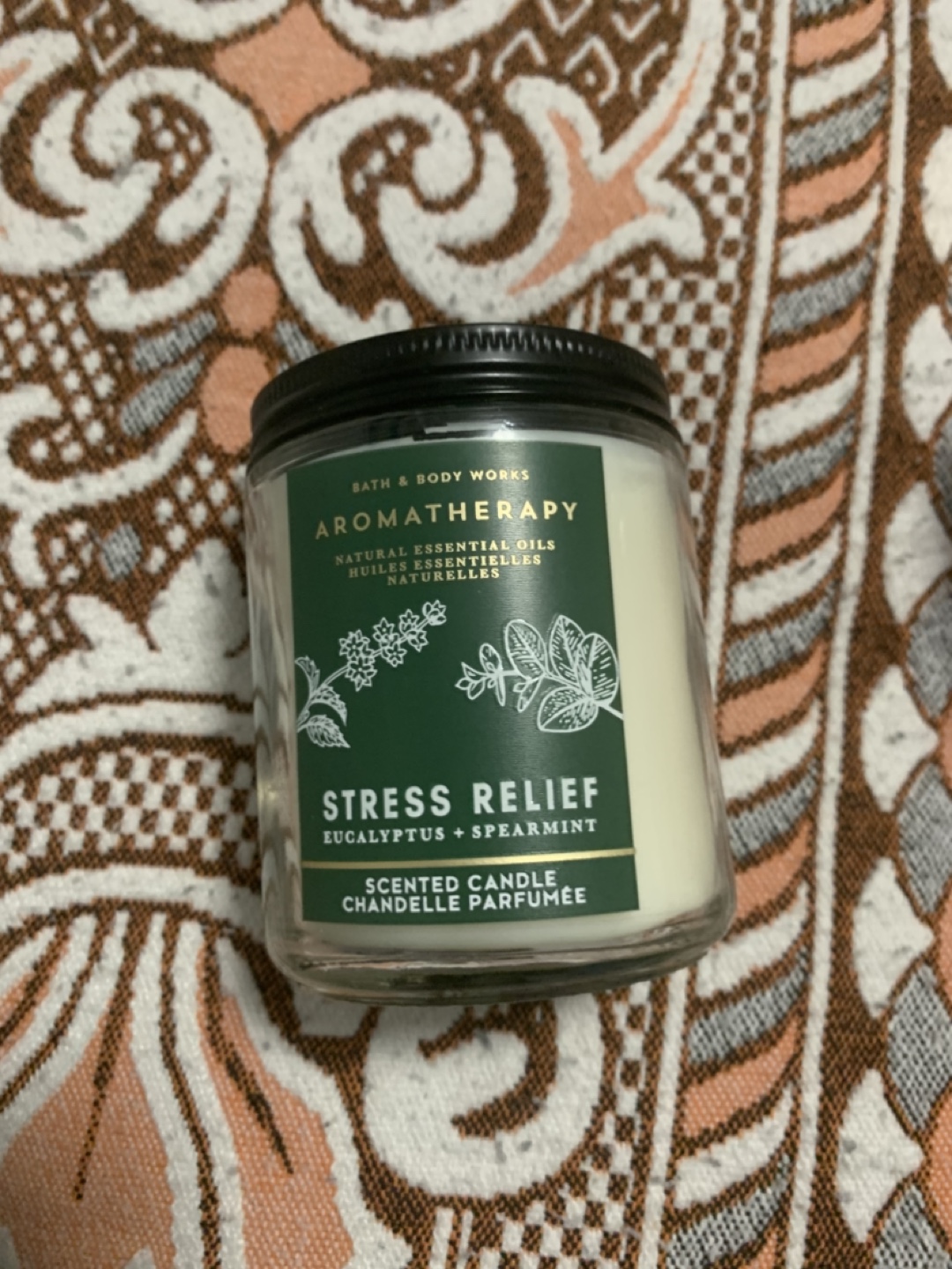 #freecycle Bath & Body Works Aromatherapy Stress Relief Candle