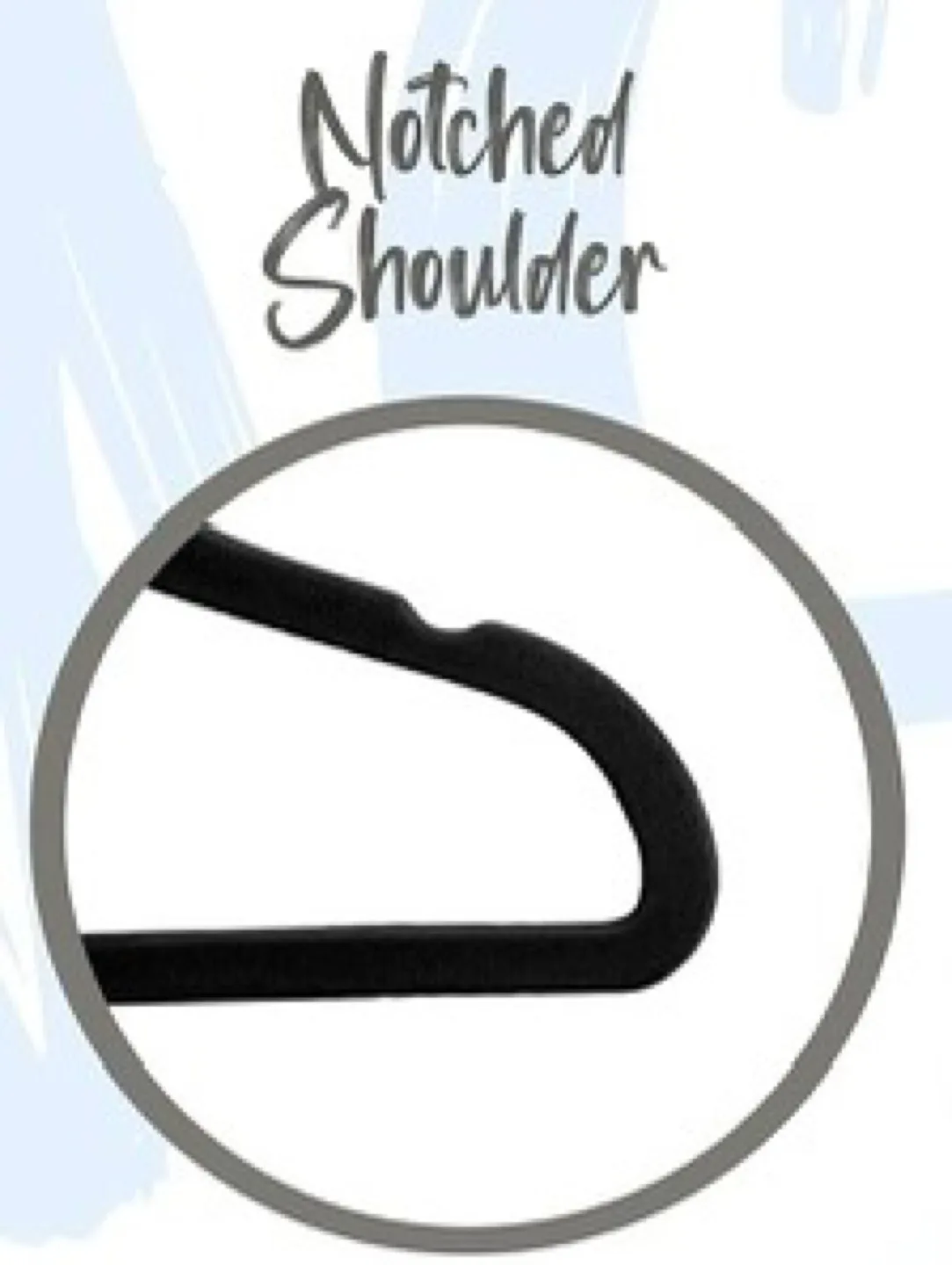 12 Black Velvet Kids Hangers image indicator(4)