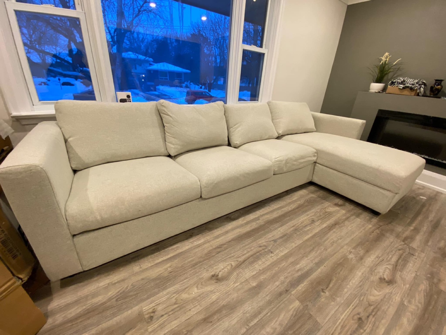 Beige Sectional Sofa - photo 4