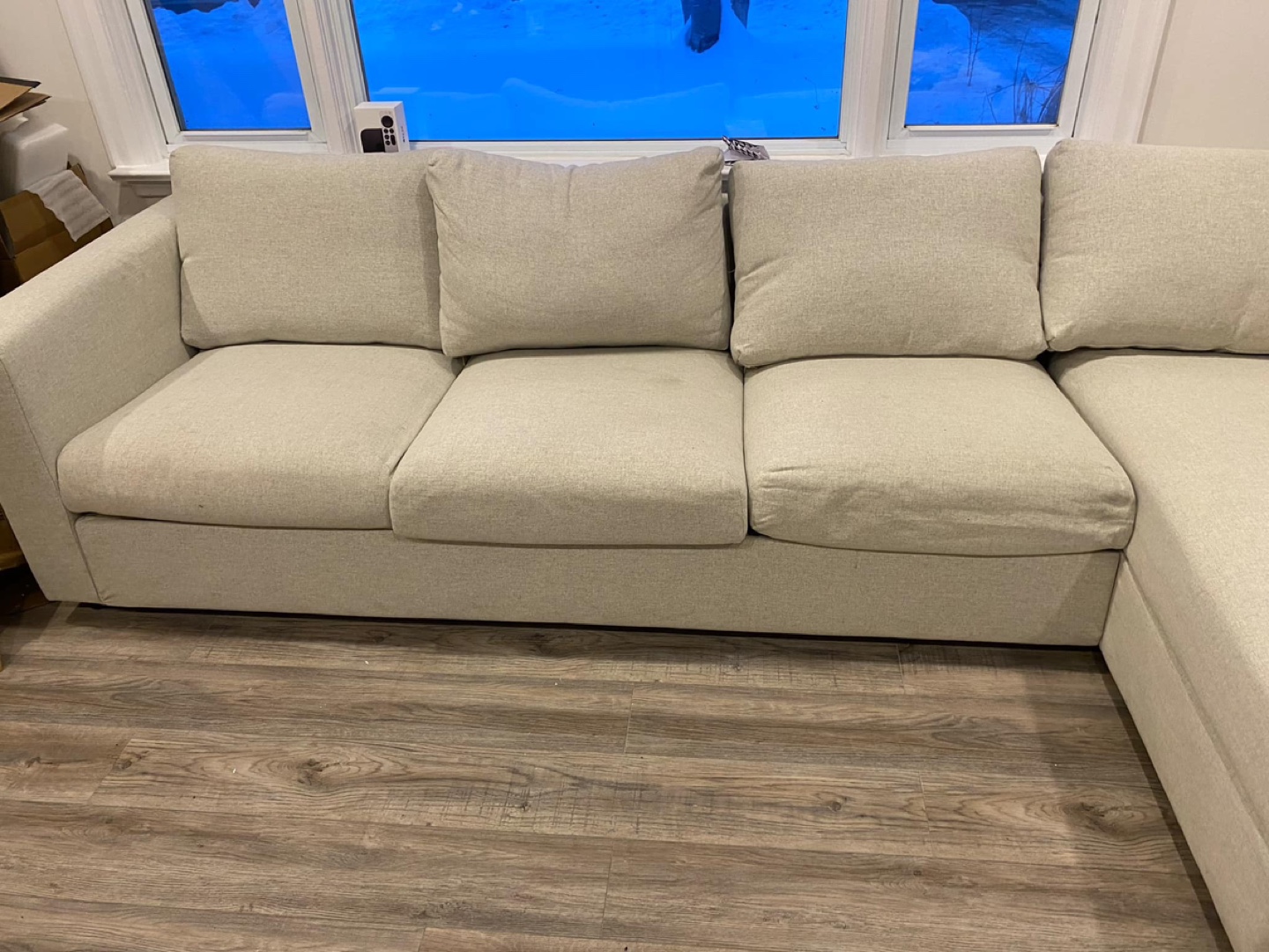 Beige Sectional Sofa - photo 3