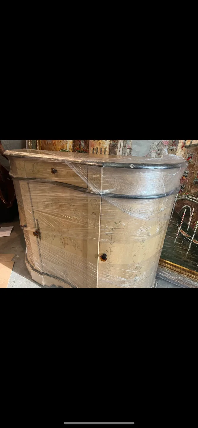 Ornate Framed Oil Painting of Parisian Street Scene image indicator(10)