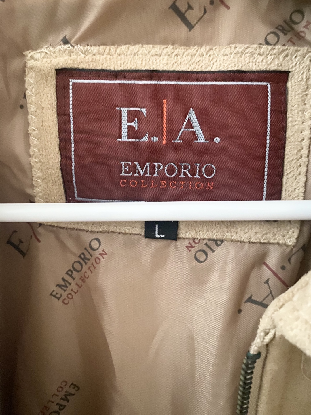Men's Emporio Collection Suede Jacket - Size L - photo 2