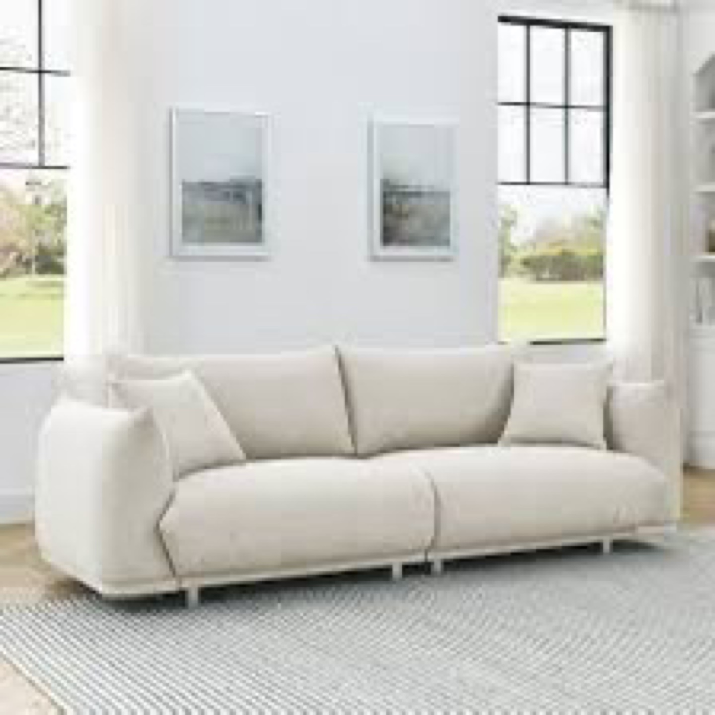 Modern Beige Sofa