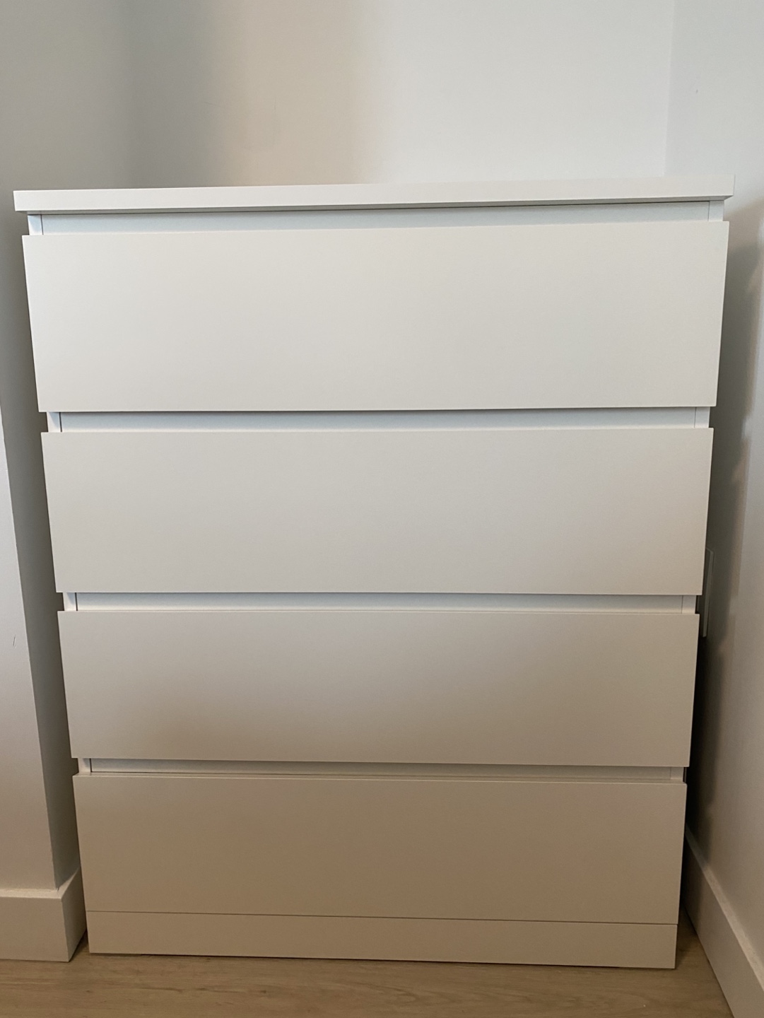 IKEA MALM 4-Drawer Chest White