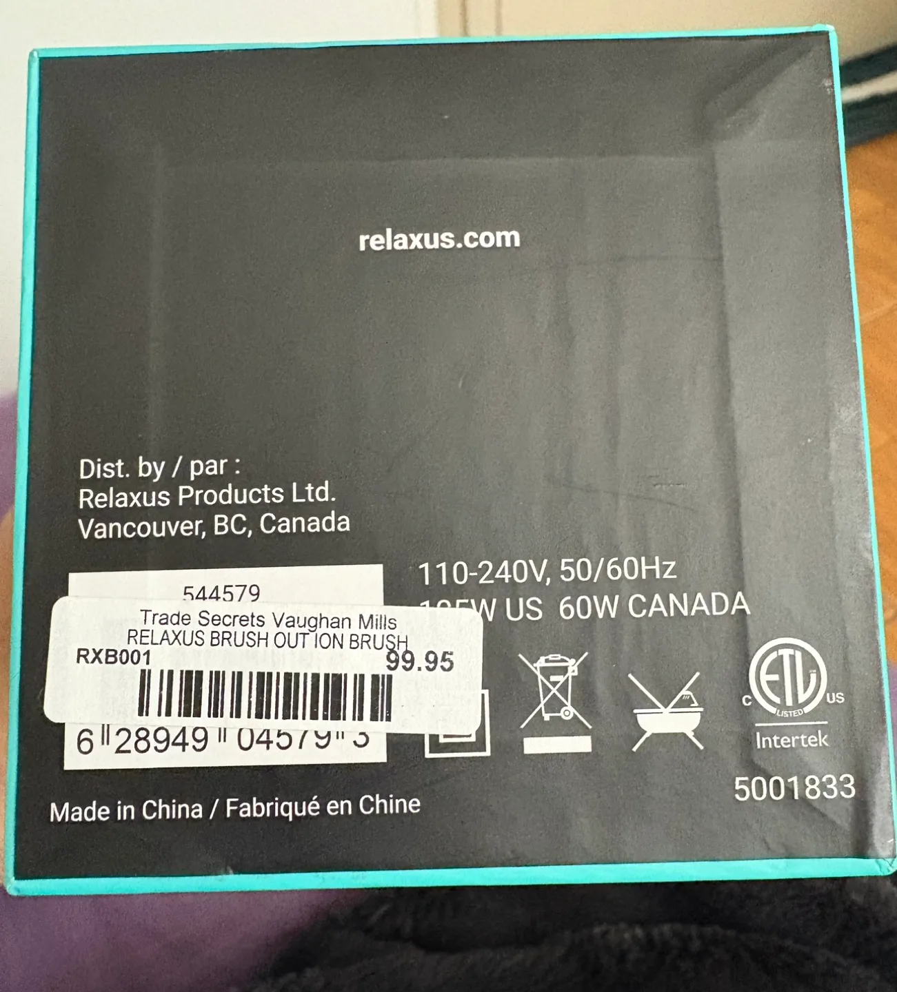 Relaxus  Beauty Brush Out Ceramic Straightening Ionic Brush image indicator(4)