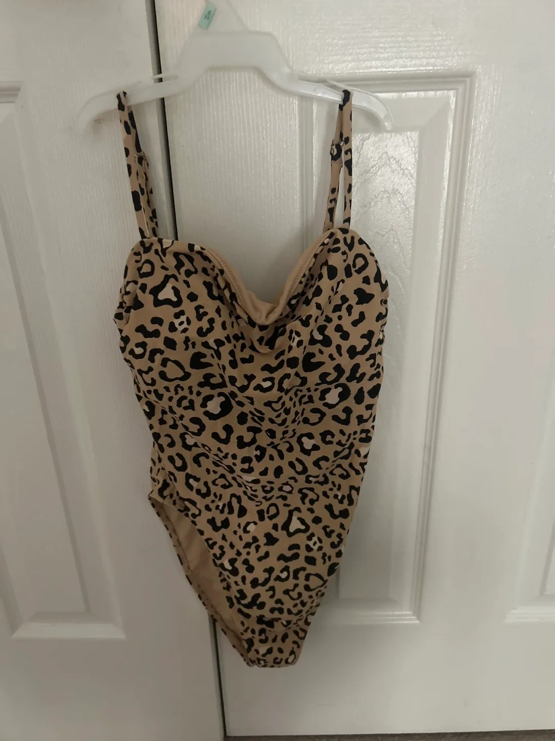 Leopard Print One-Piece Swimsuit thumbnail