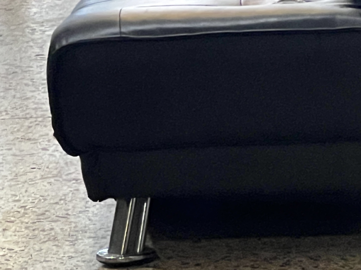 #freecycle Black Futon Couch - photo 5