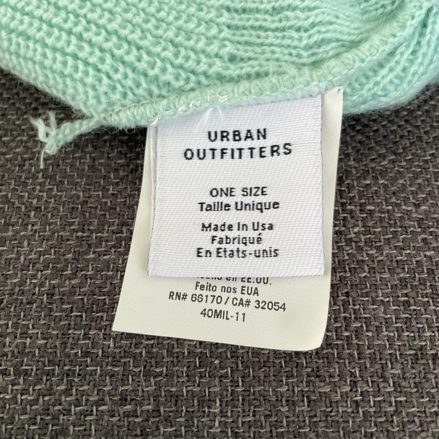 Urban Outfitters Mint Green Beanie image indicator(2)