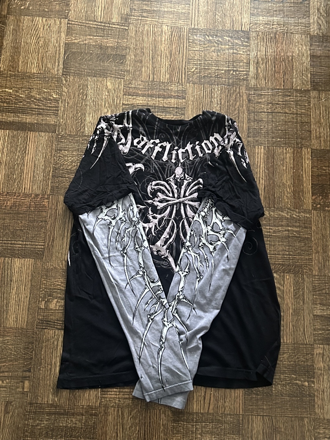 Affliction Long Sleeve Graphic T-Shirt