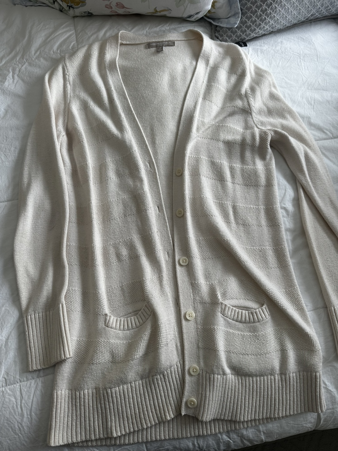 Banana republic long cardigan size small