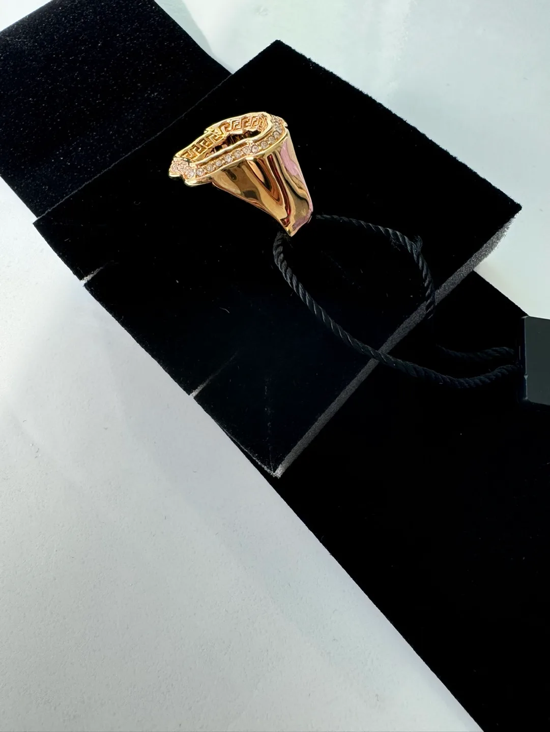 Versace Gold-tone Medusa Ring image indicator(2)